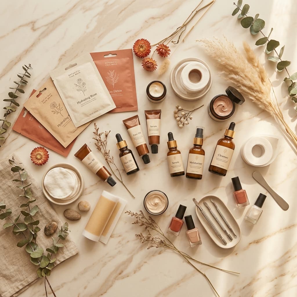 Ecilak beauty products — skincare, nails, and self-care essentials
